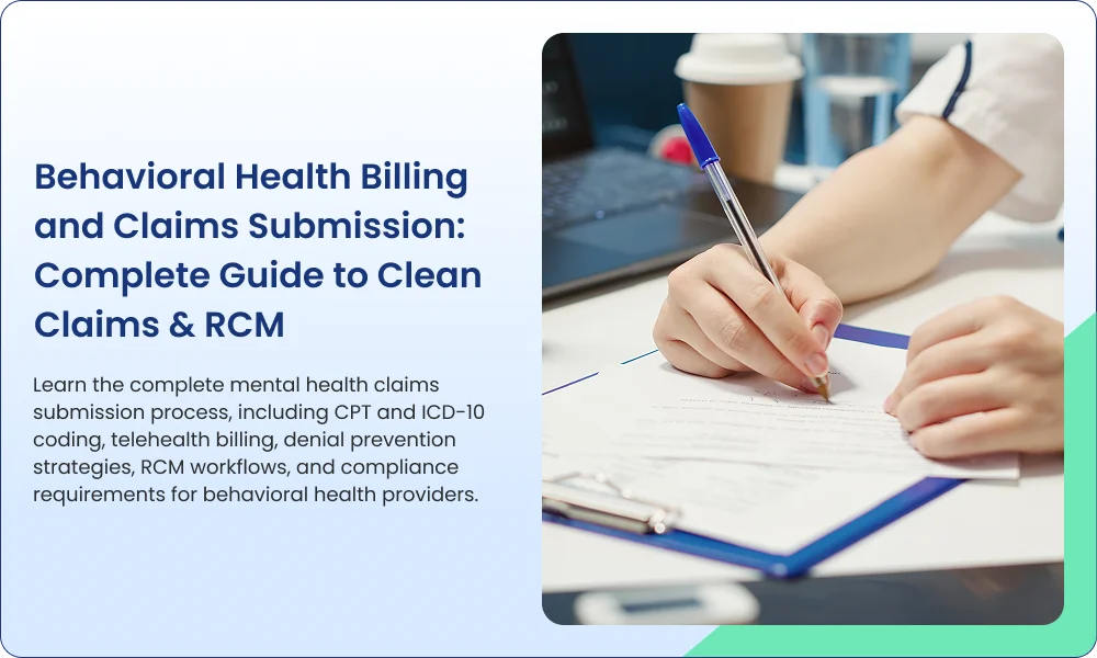 behavioral health billing and claims submission